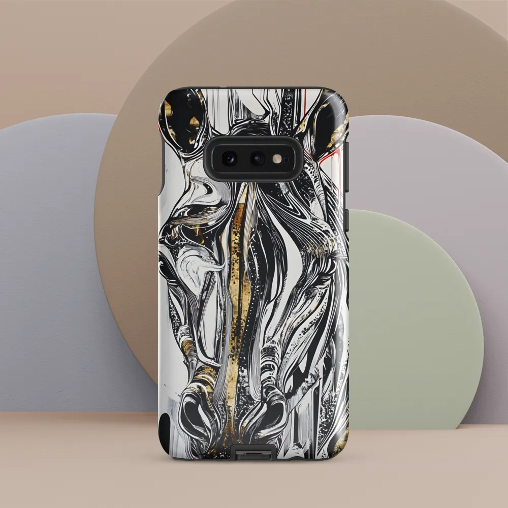 Ethereal Majesty: The Abstract Zebra