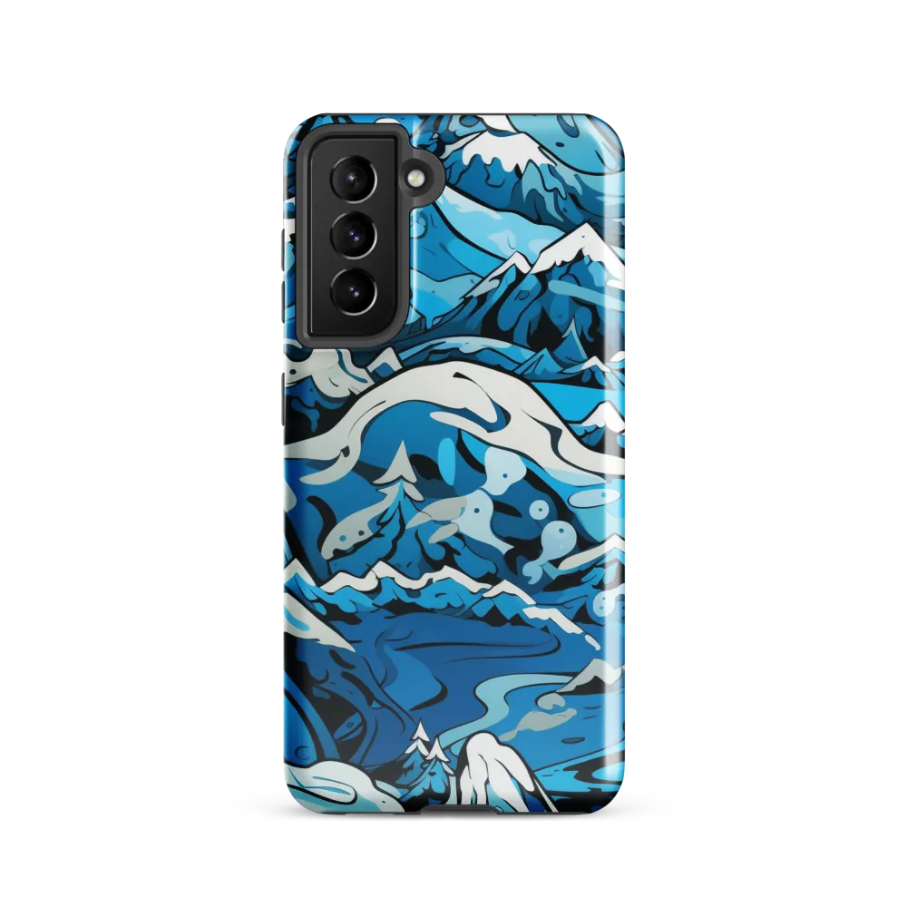 Frozen Harmony: A Blue Mountain Odyssey