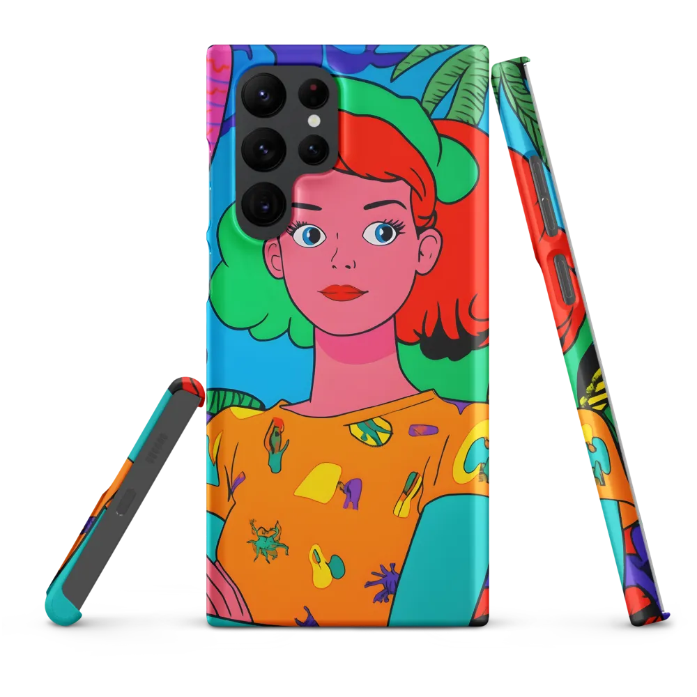 Tropical Vibes: A Playful Portrait