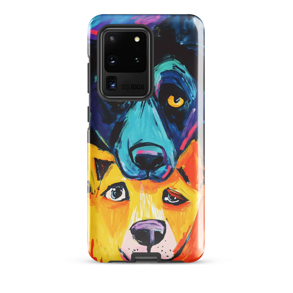 Vibrant Companions: An Expression of Canine Spirit