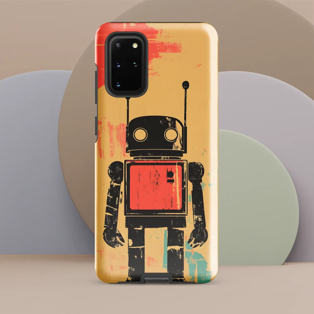 The Retro Robot | Phone Case |  S20 Plus | Tough Case | Glossy