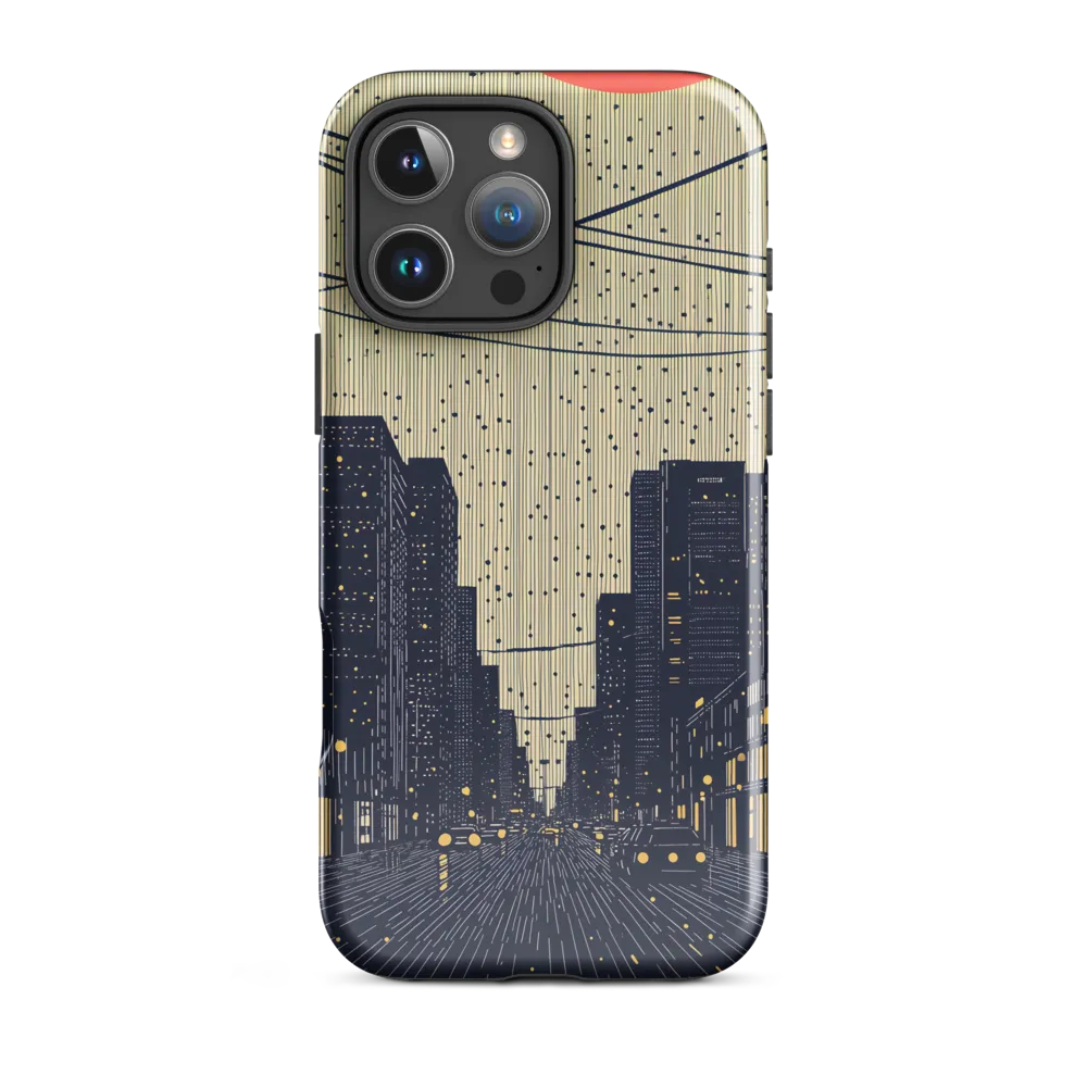 Glistening Streets of Melancholy | Phone Case |  16 Pro Max | Tough Case | Glossy