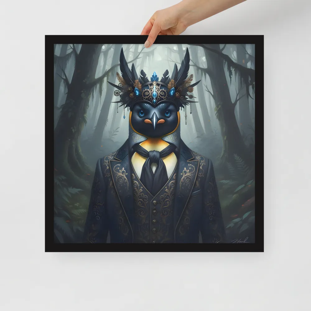 Woodland Regent 
 Poster with Black Frame | 18″x 18″
