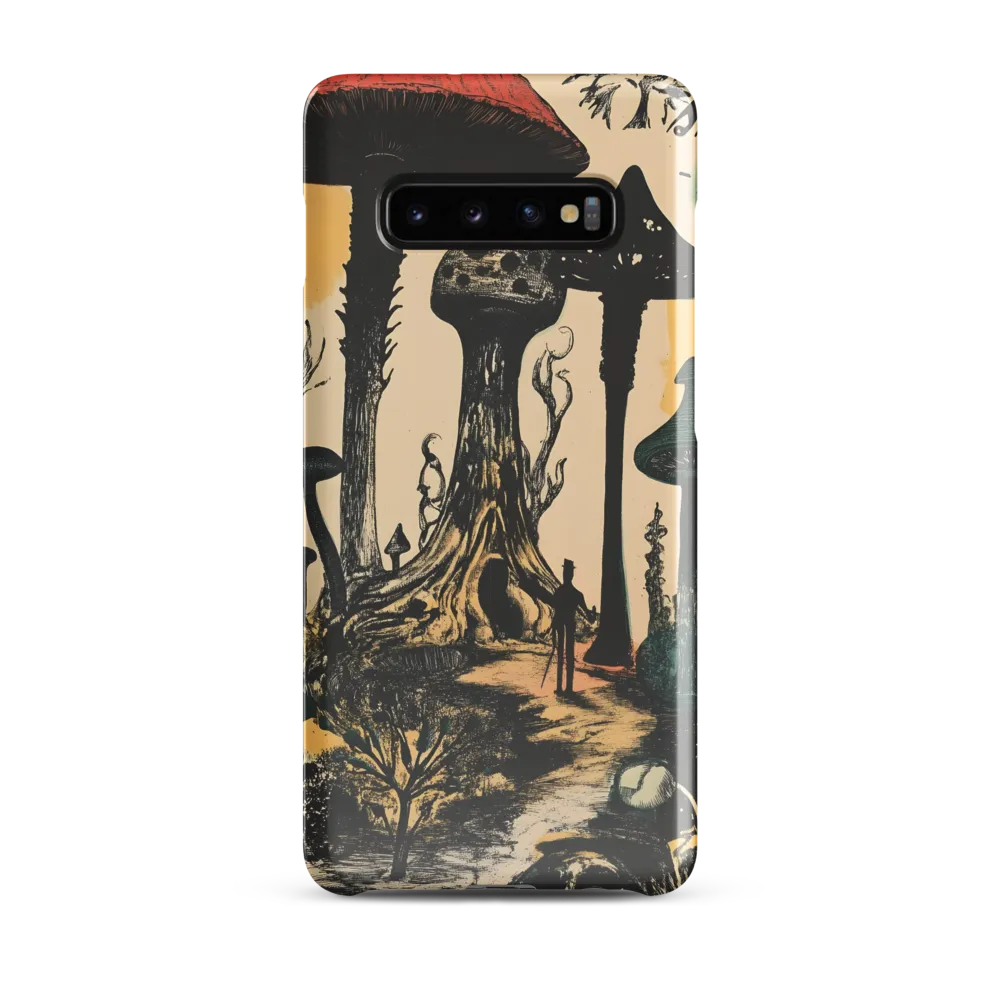 Whimsical Mycelium Realm | Phone Case |  S10 Plus | Snap Case | Glossy