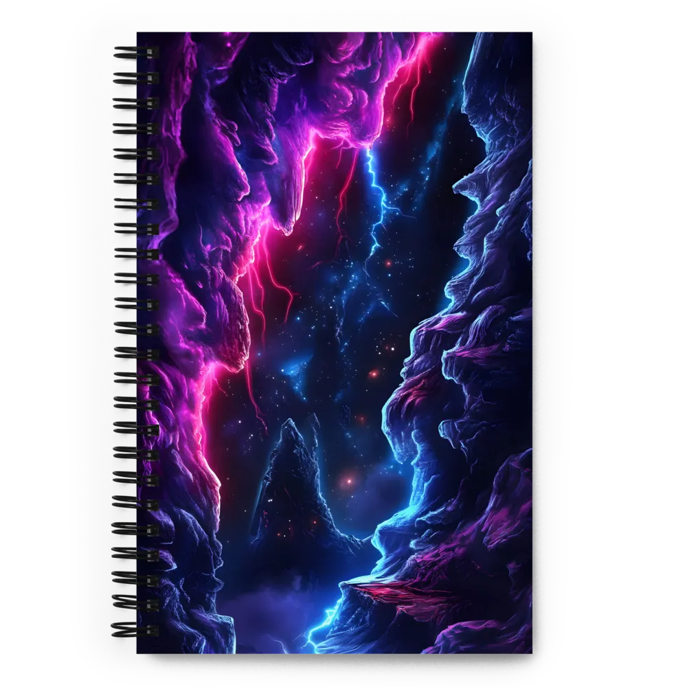 Into the Cosmic Abyss | Spiral Notebook