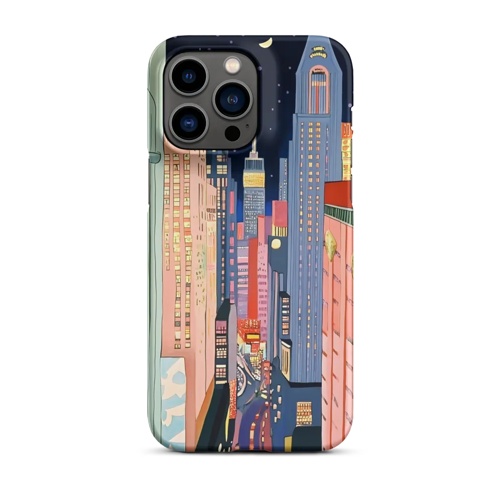 Urban Dreamscape: A Pop Art Night | Phone Case |  14 Pro Max | Snap Case | Matte