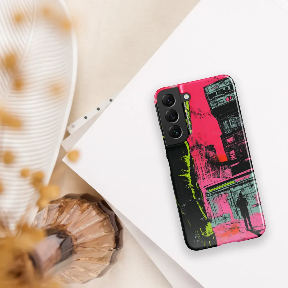 Urban Echoes of Mystery | Phone Case |  S22 | Snap Case | Glossy