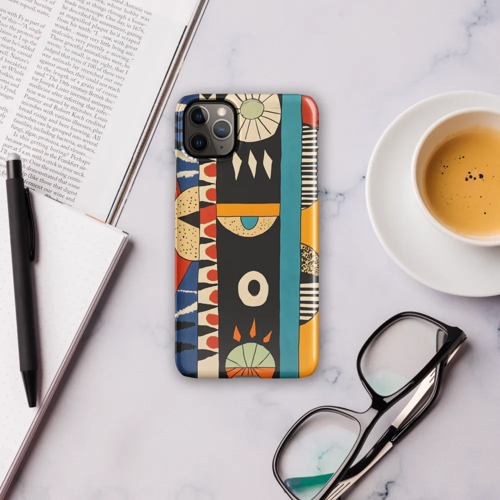 Playful Geometry: A Modern Abstract Exploration | Phone Case |  11 Pro Max | Snap Case | Glossy