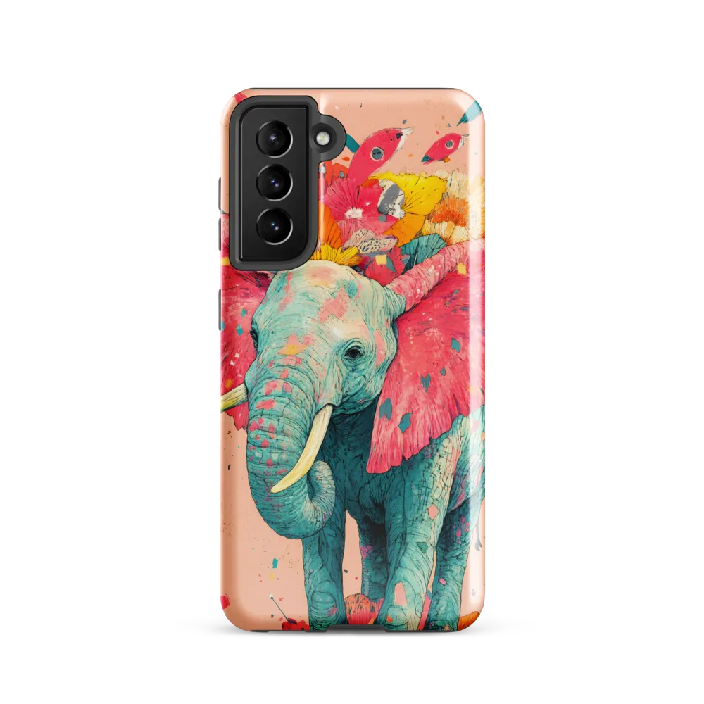 Whimsical Elegance: The Floral Elephant