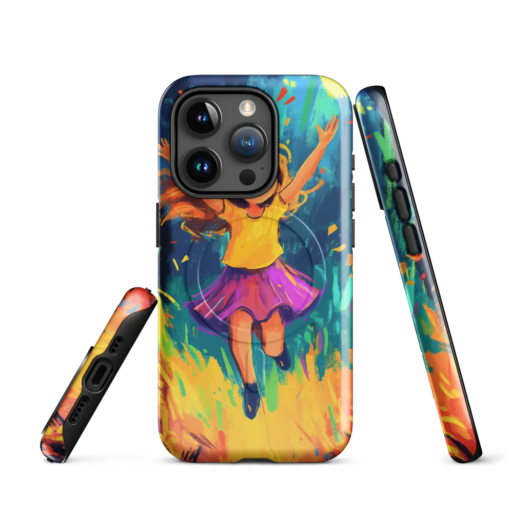 Joyful Escape into Nature | Phone Case |  15 Pro | MagSafe® Tough Case | Glossy