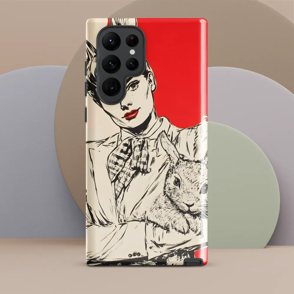 Whimsical Elegance: The Rabbit Lady