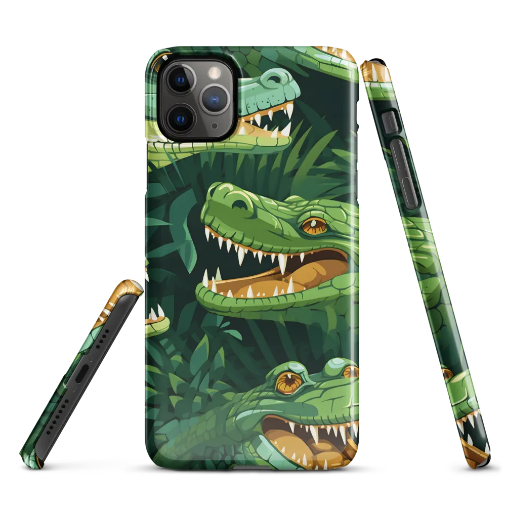 Fierce Crocodilian Medley | Phone Case |  11 Pro Max | Snap Case | Glossy