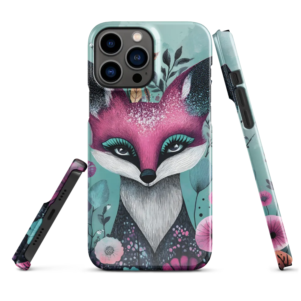 Whimsical Fox Among Blossoms | Phone Case |  13 Pro Max | Snap Case | Glossy