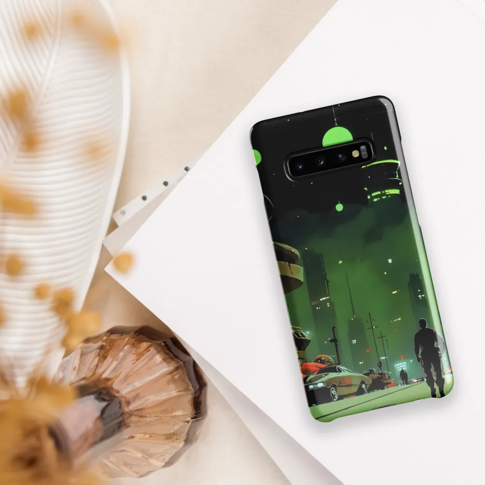 Echoes of a Cyberpunk City | Phone Case |  S10 Plus | Snap Case | Glossy