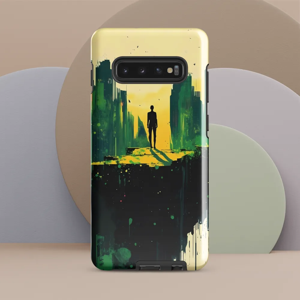 Ethereal Solitude in an Urban Landscape | Phone Case |  S10 Plus | Tough Case | Glossy