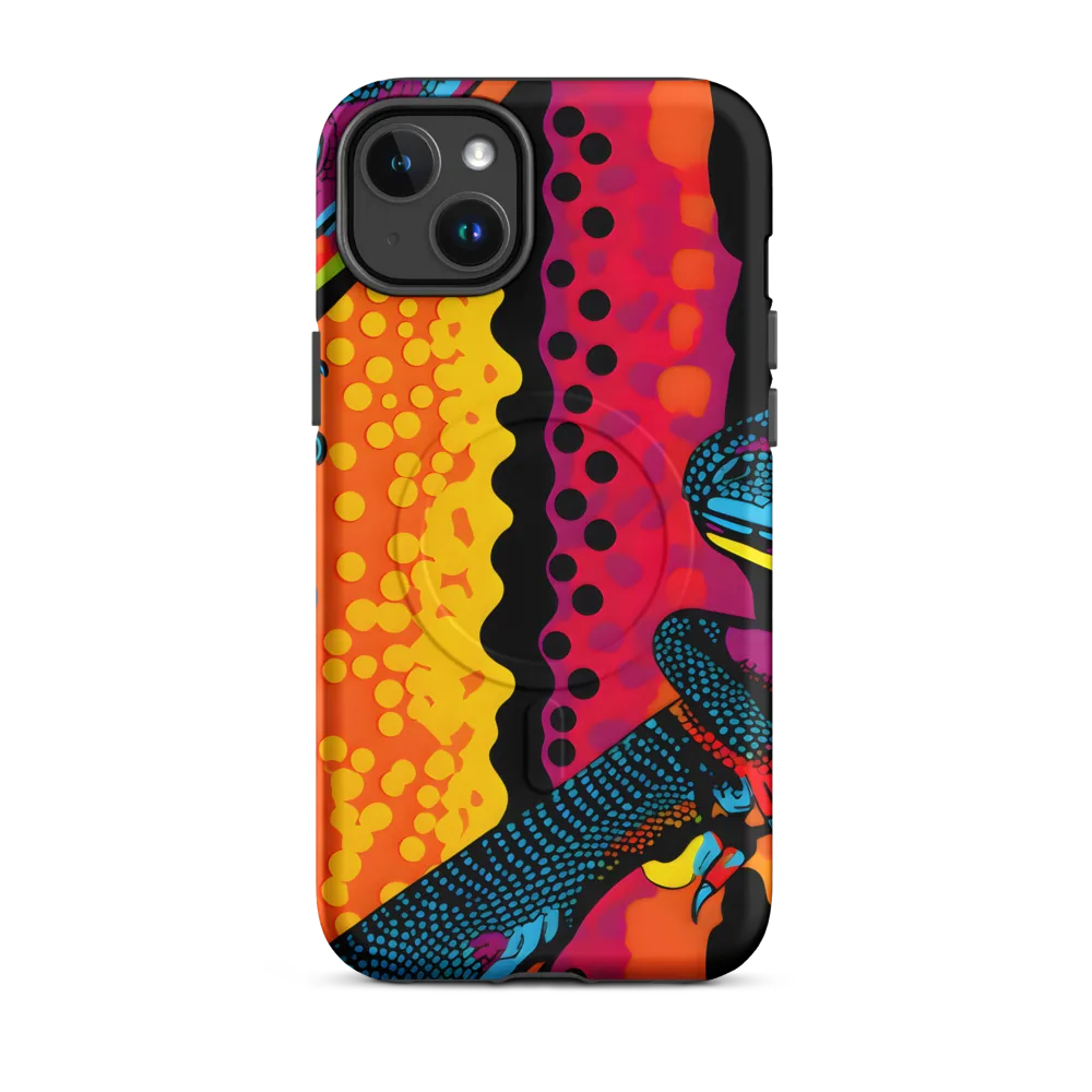 Colorful Encounters: The Playful Geckos