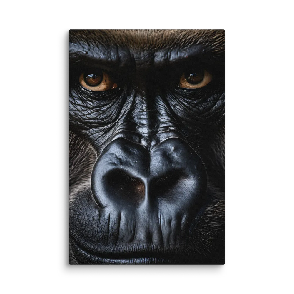Gaze of the Wild: A Gorilla's Portrait