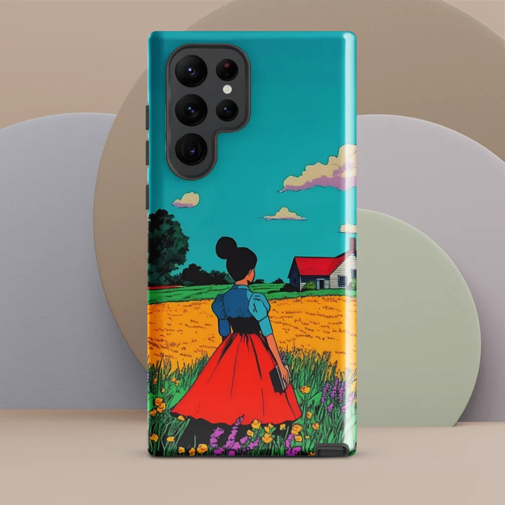Whispers of a Sunlit Meadow | Phone Case |  S22 Ultra | Tough Case | Glossy