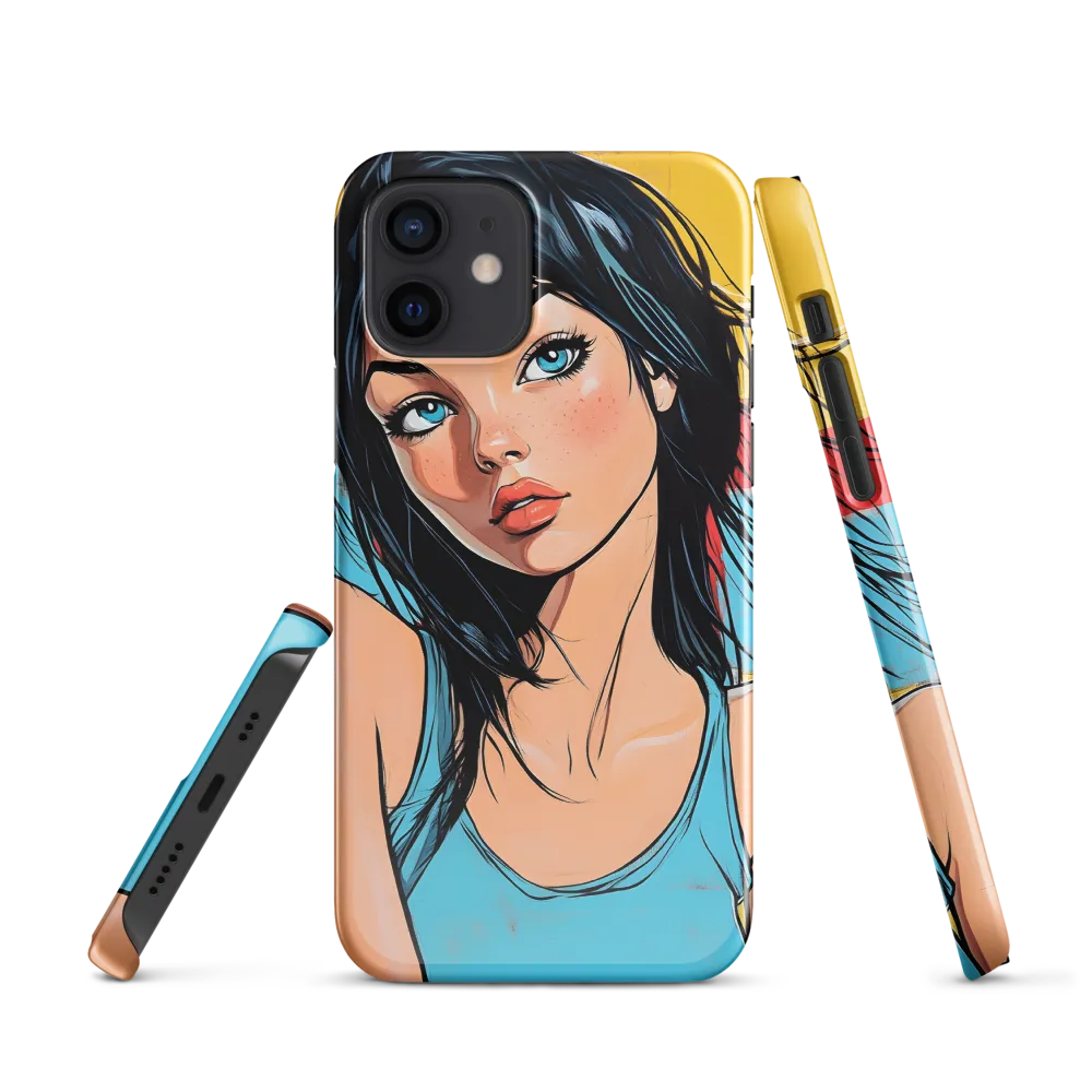 Vibrant Portrait of Modern Youth | Phone Case |  12 | Snap Case | Glossy