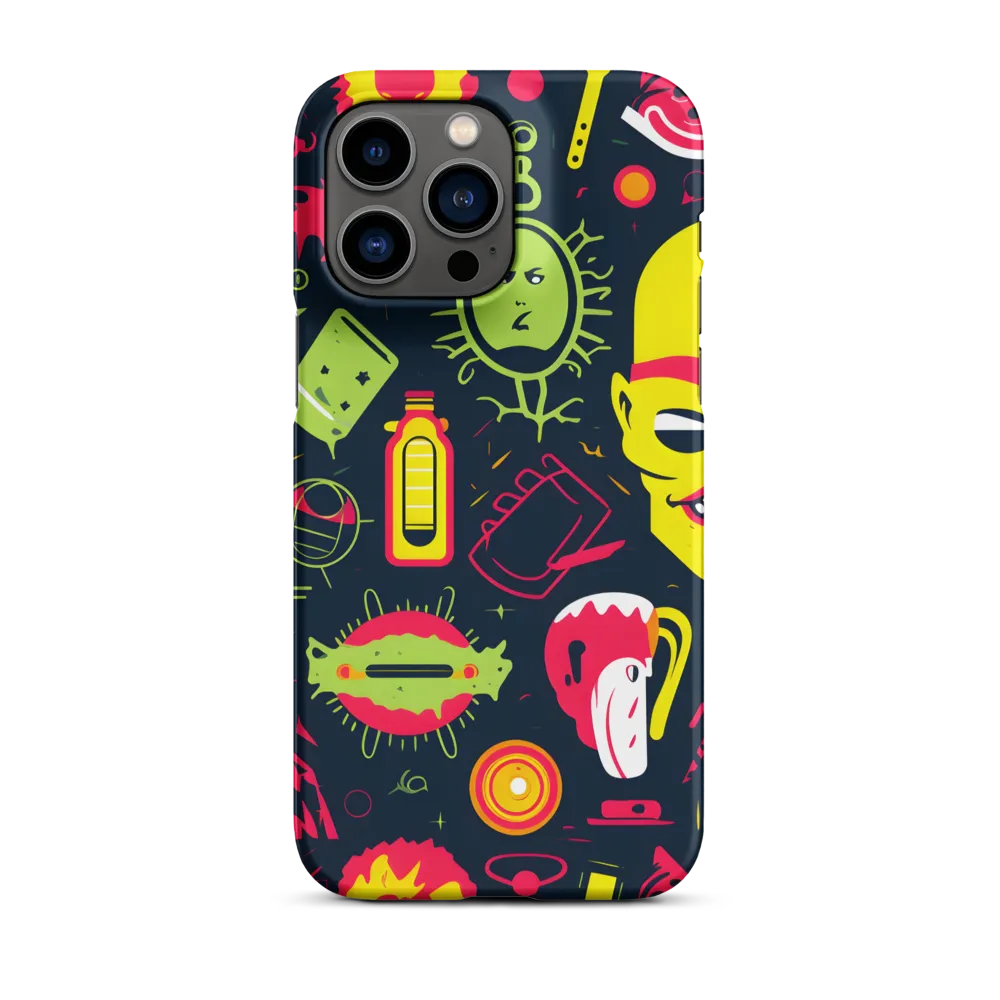 Neon Revelry: A Quirky Exploration of Modern Pop Art