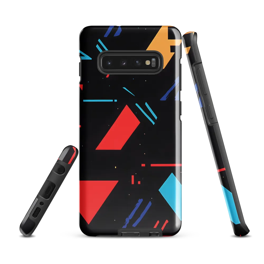 Dynamic Geometric Harmony | Phone Case |  S10 Plus | Tough Case | Glossy