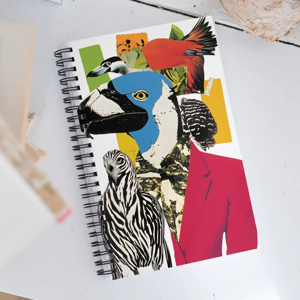 The Avian Elegance | Spiral Notebook