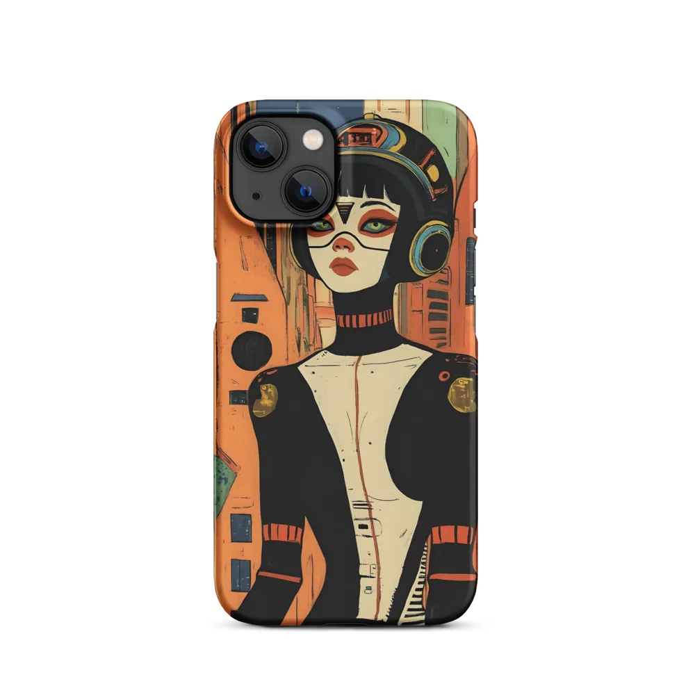 Futuristic Portrait of a Woman | Phone Case |  13 | Snap Case | Matte