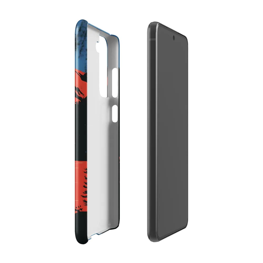 Serenity in Contrast | Phone Case |  S21 FE | Snap Case | Glossy
