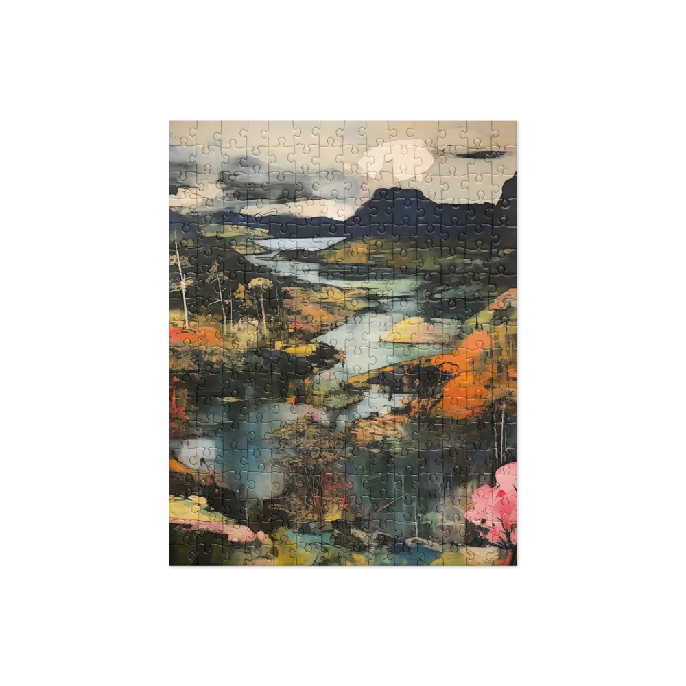 Harmony of Nature: An Abstract Journey | Jigsaw Puzzle | 252/520 pieces