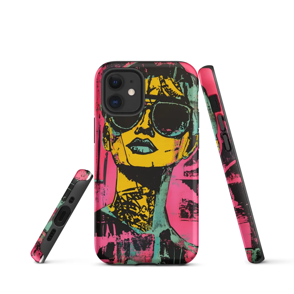 Confident Portrait in Neon Colors