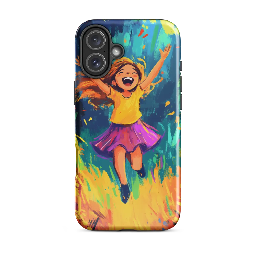 Joyful Escape into Nature | Phone Case |  16 Plus | Tough Case | Glossy