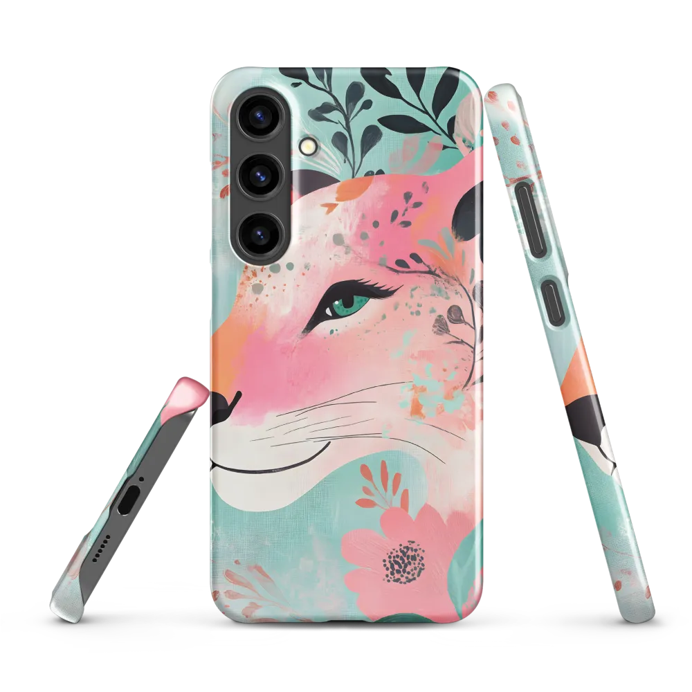 Whimsical Majesty: A Floral Lion