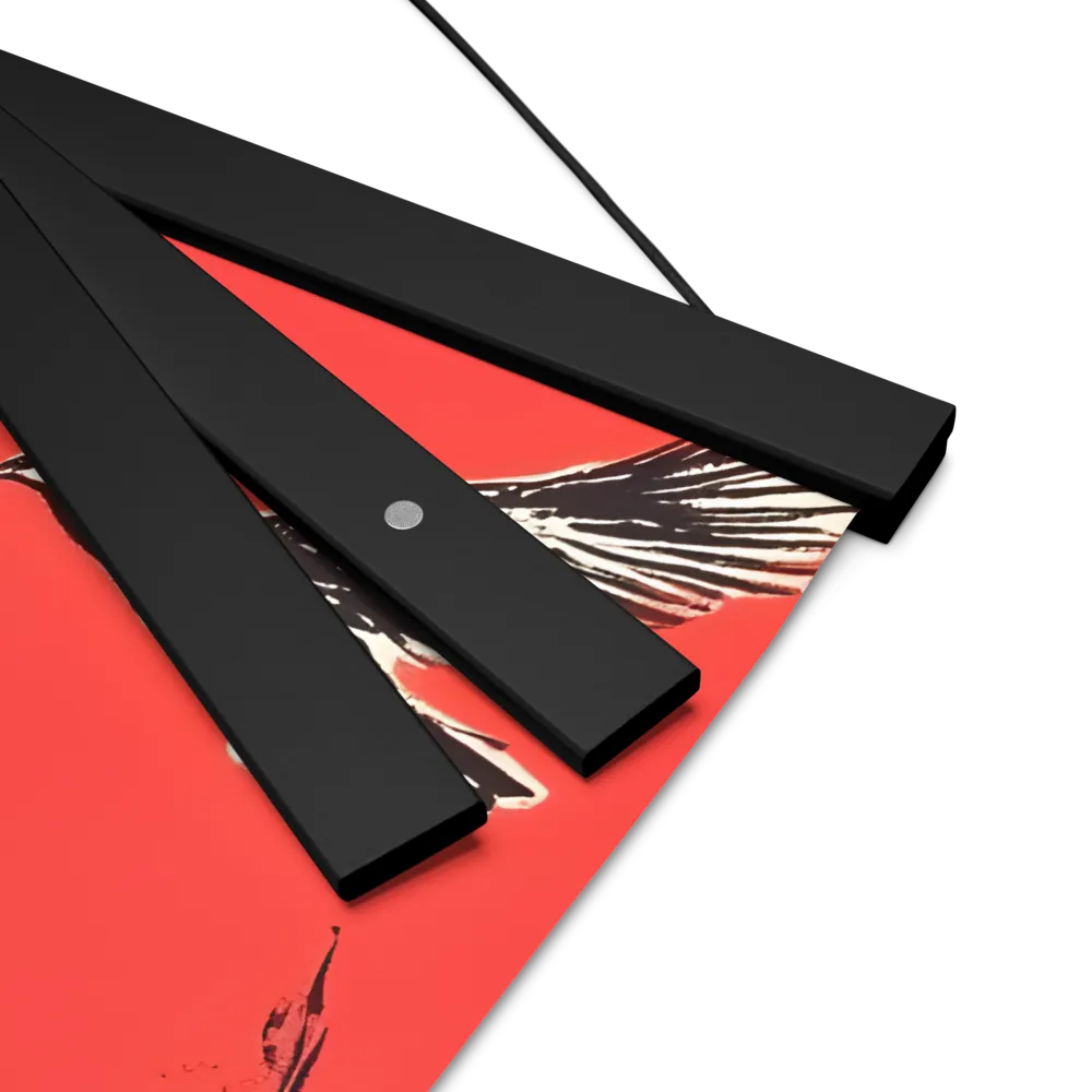 Journey Beyond the Horizon | Poster With Black Wood Hanger | 16″×16″