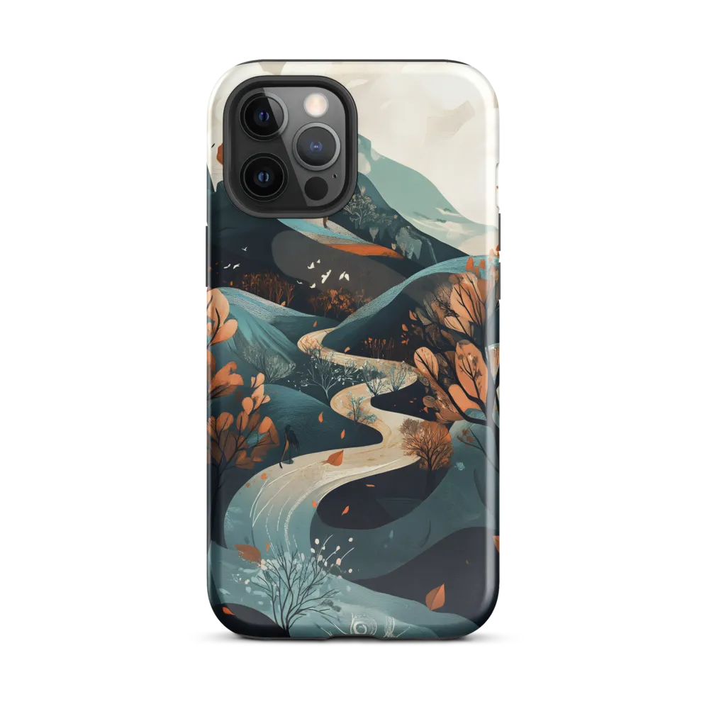Whispers of Autumn: A Serene Journey | Phone Case |  12 Pro Max | Tough Case | Glossy