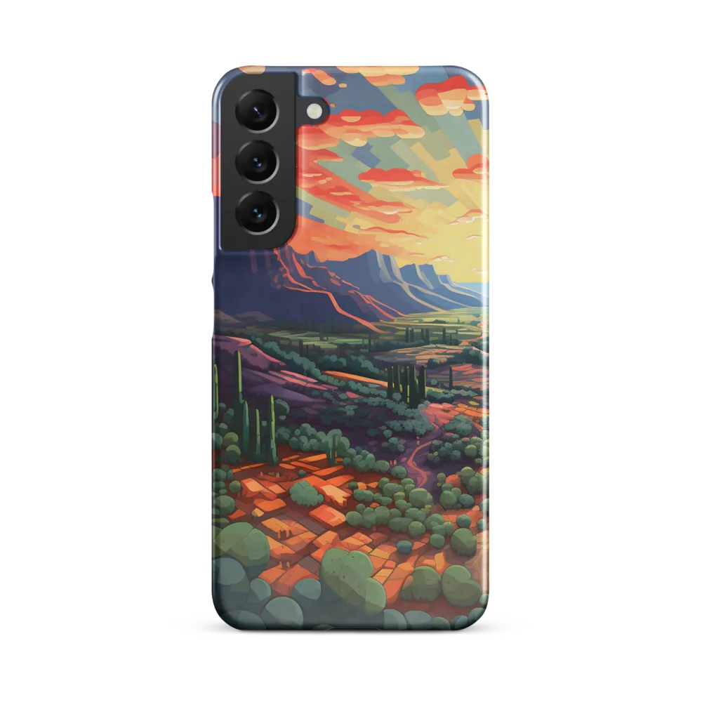 Desert Serenity at Dusk | Phone Case |  S22 Plus | Snap Case | Glossy