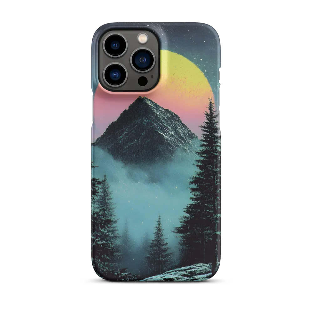 Ethereal Peaks Under Celestial Lights