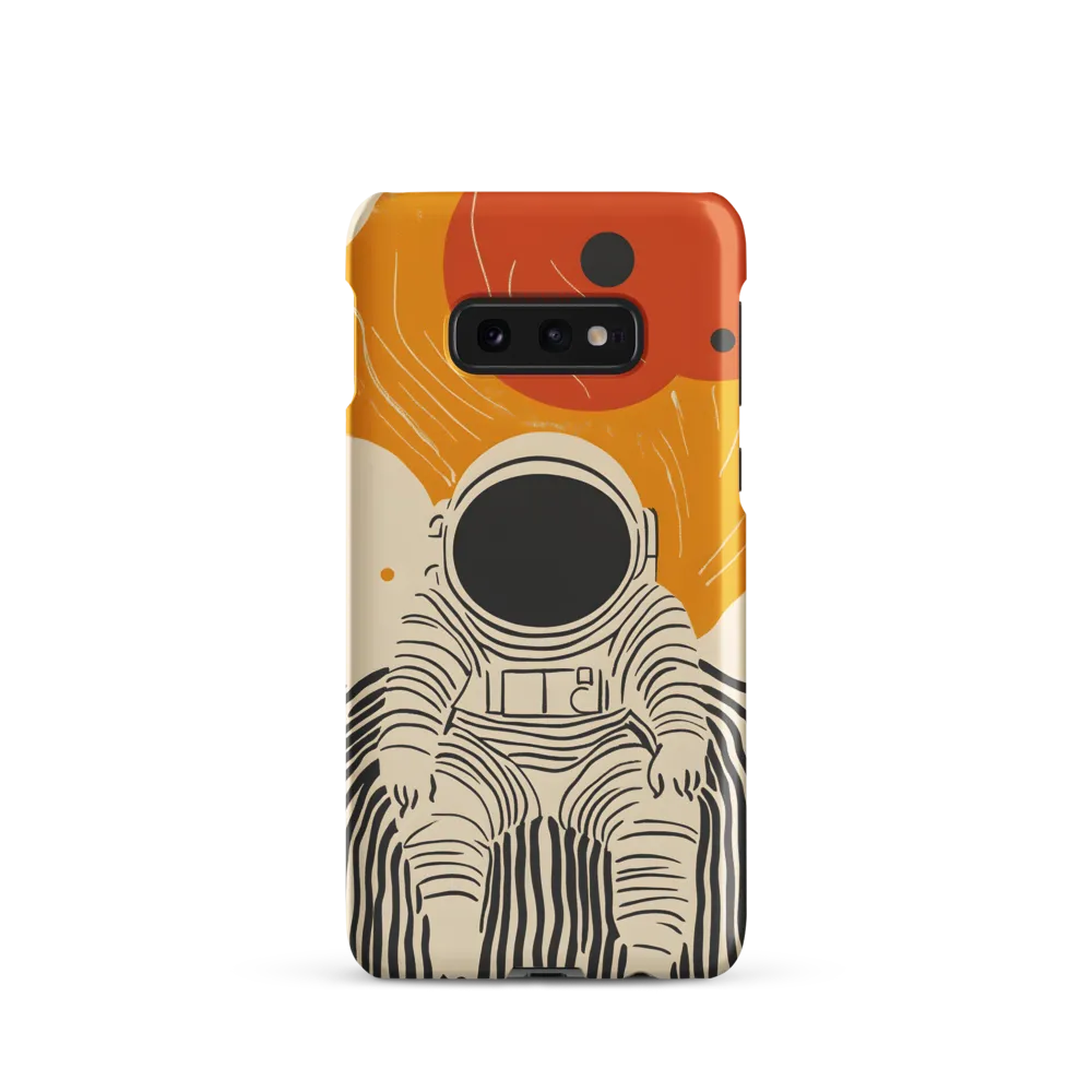 Astronaut in Cosmic Thoughts | Phone Case |  S10e | Snap Case | Matte