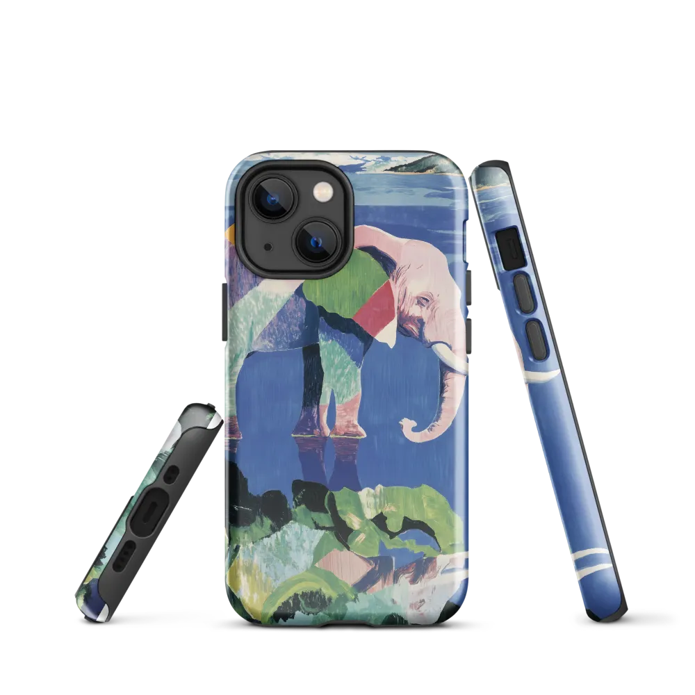 Serenity in Color: The Elephants of Reflection