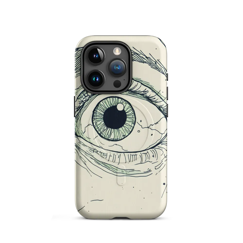 Observant Gaze | Phone Case |  15 Pro | MagSafe® Tough Case | Matte