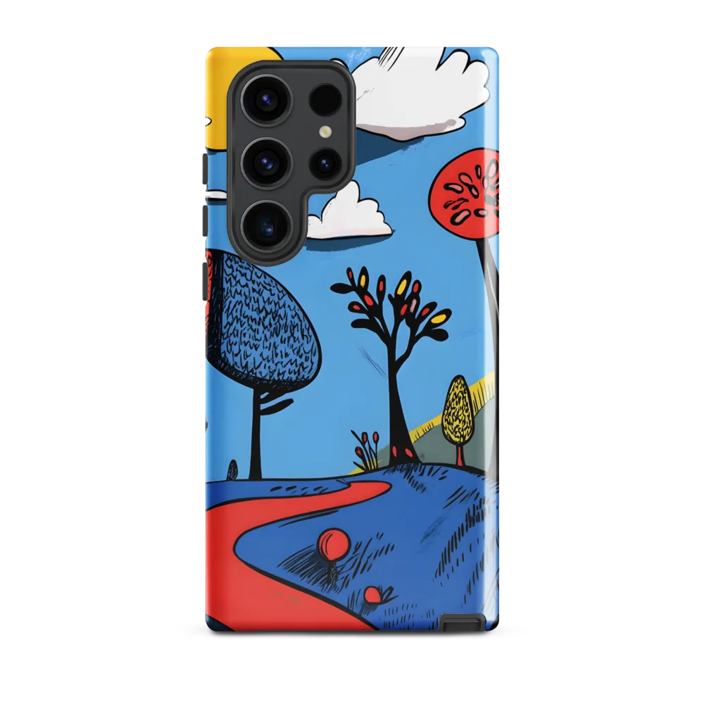 A Playful Journey Through Whimsical Woods | Phone Case |  S23 Ultra | Tough Case | Glossy