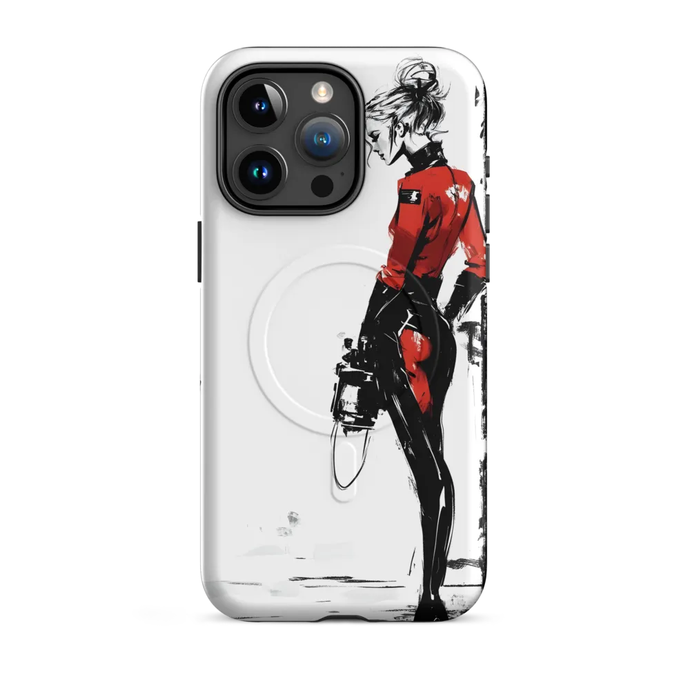 The Edgy Elegance | Phone Case |  15 Pro Max | MagSafe® Tough Case | Matte