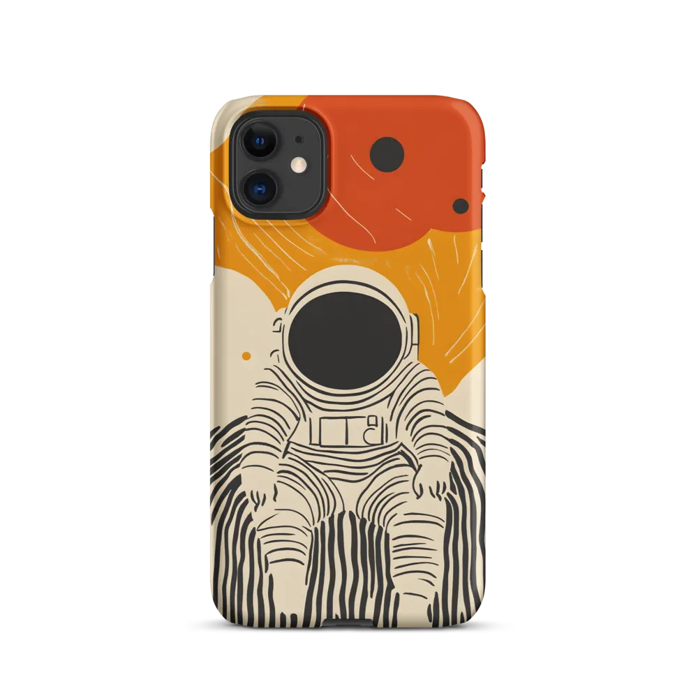 Astronaut in Cosmic Thoughts | Phone Case |  11 | Snap Case | Matte