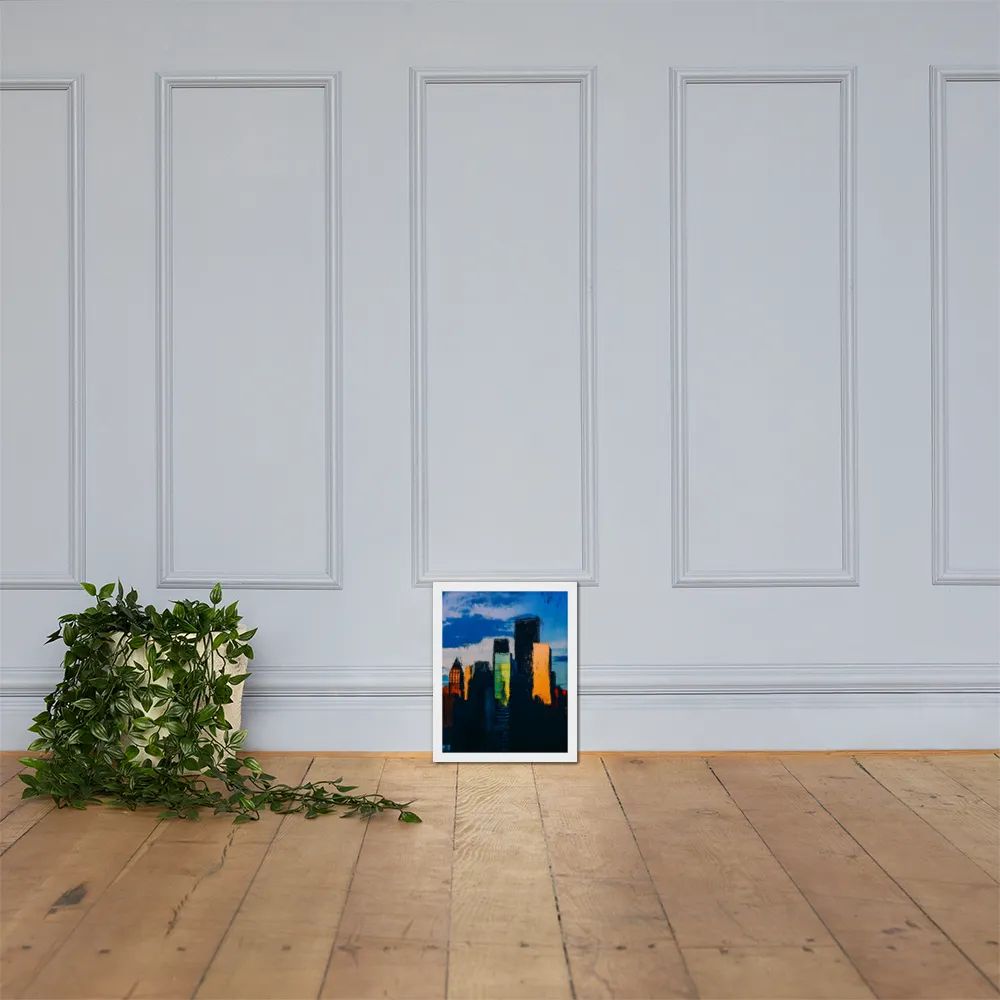 Reflections of Tranquility | Poster with White Frame | 11″×14″
