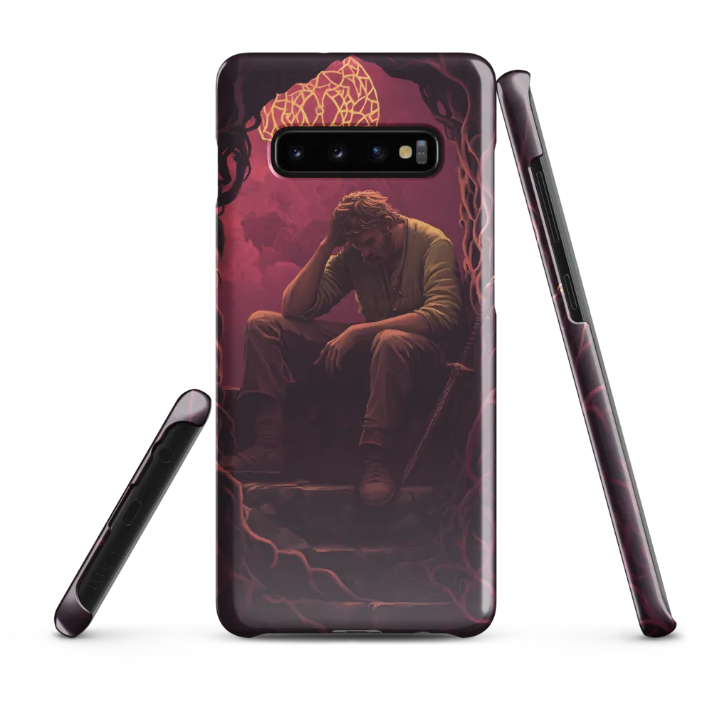 In the Depths of Contemplation | Phone Case |  S10 Plus | Snap Case | Glossy