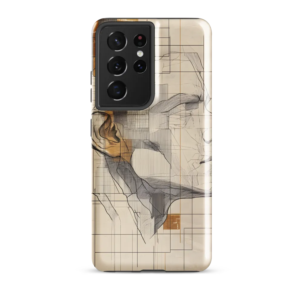 Geometric Reverie | Phone Case |  S21 Ultra | Tough Case | Glossy