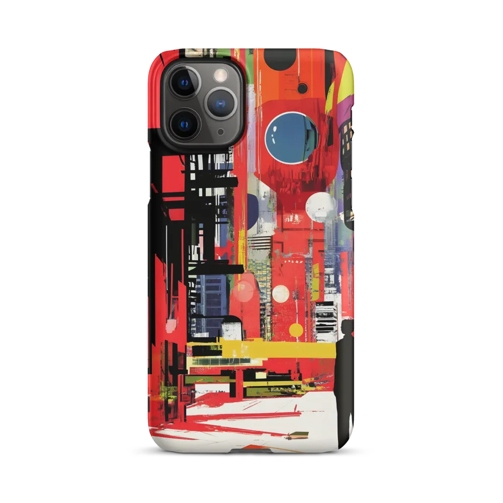 Urban Echoes: A Futuristic Reverie | Phone Case |  11 Pro | Snap Case | Matte