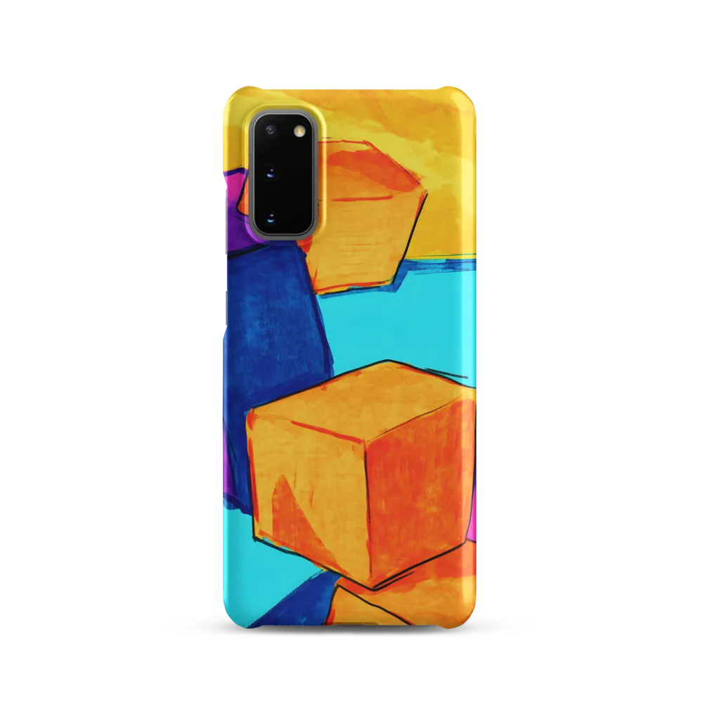 Playful Cubes in Vibrant Harmony