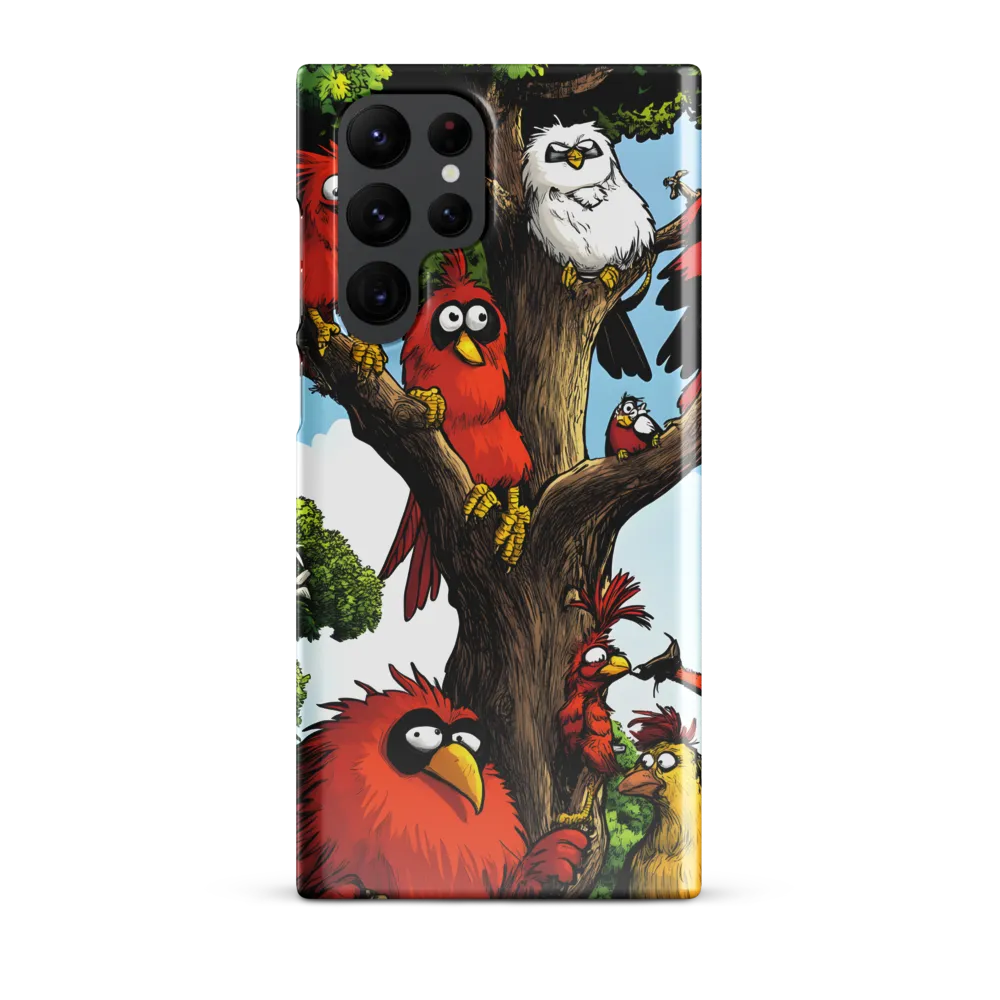 Whimsical Avian Gathering