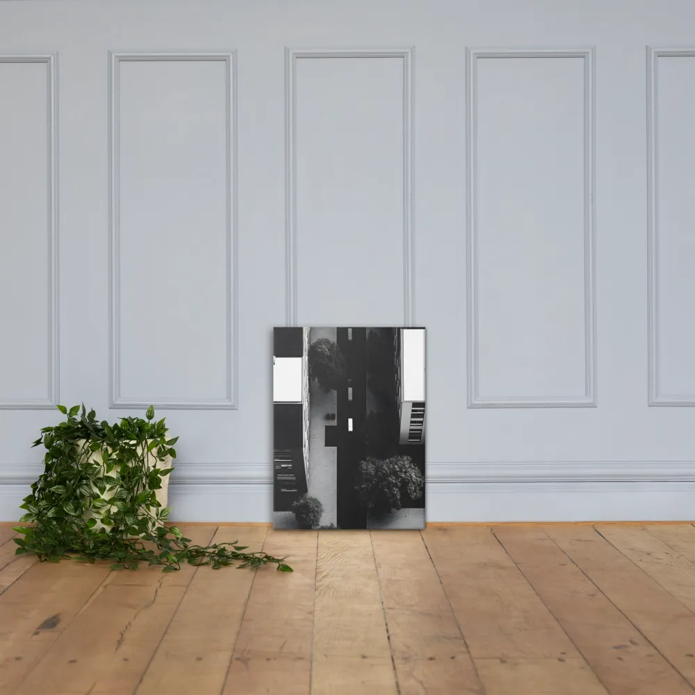 Urban Serenity from Above | Canvas | 18″×24″