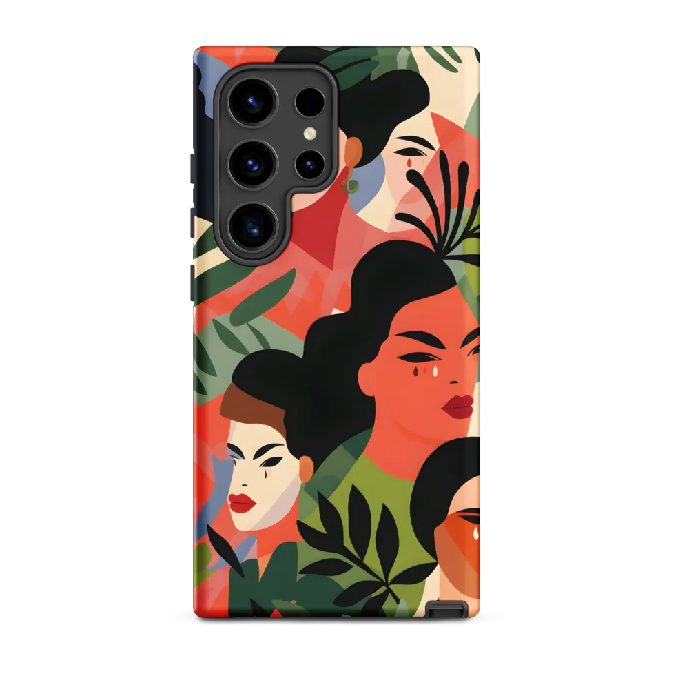 Harmony of Nature and Femininity | Phone Case |  S24 Ultra | Tough Case | Matte